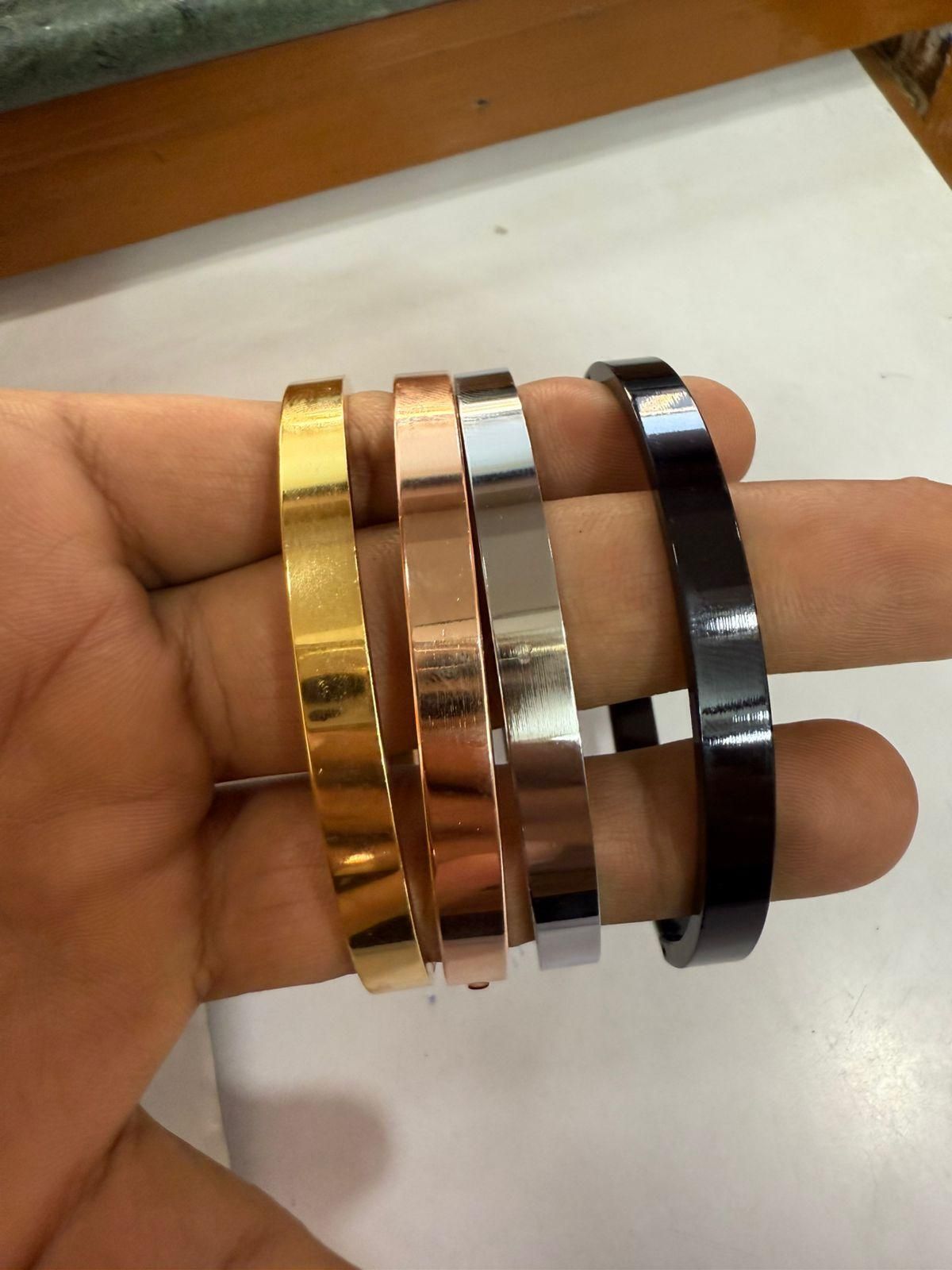 TitanEdge™ - Men's Stainless Steel Kada Bracelet