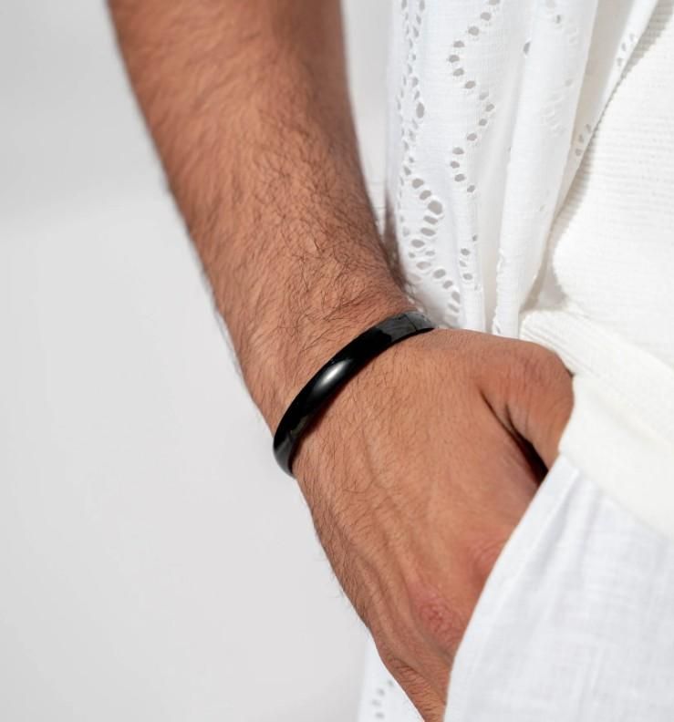 TitanEdge™ - Men's Stainless Steel Kada Bracelet