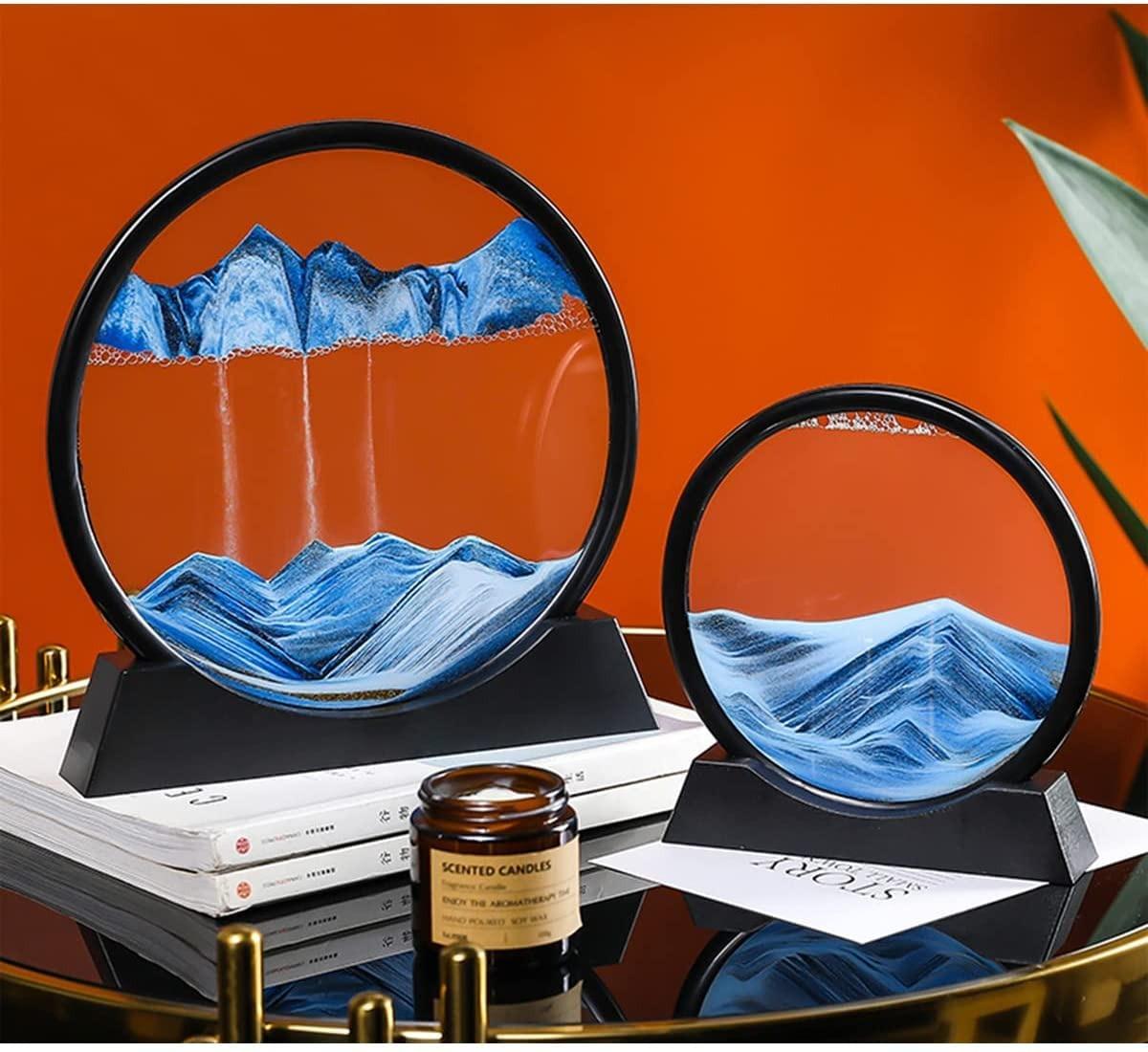 3D Deep Sea Moving Sand Art – Kinetic Sandscape Decor