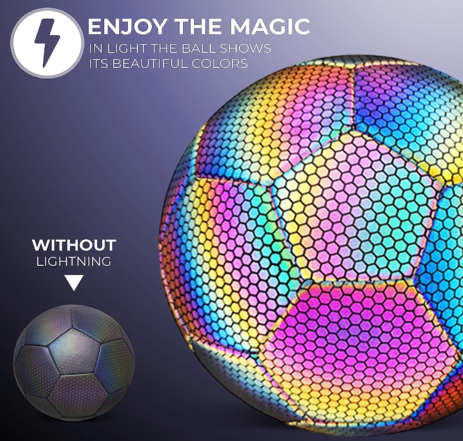 Holographic Glow in the Dark Football