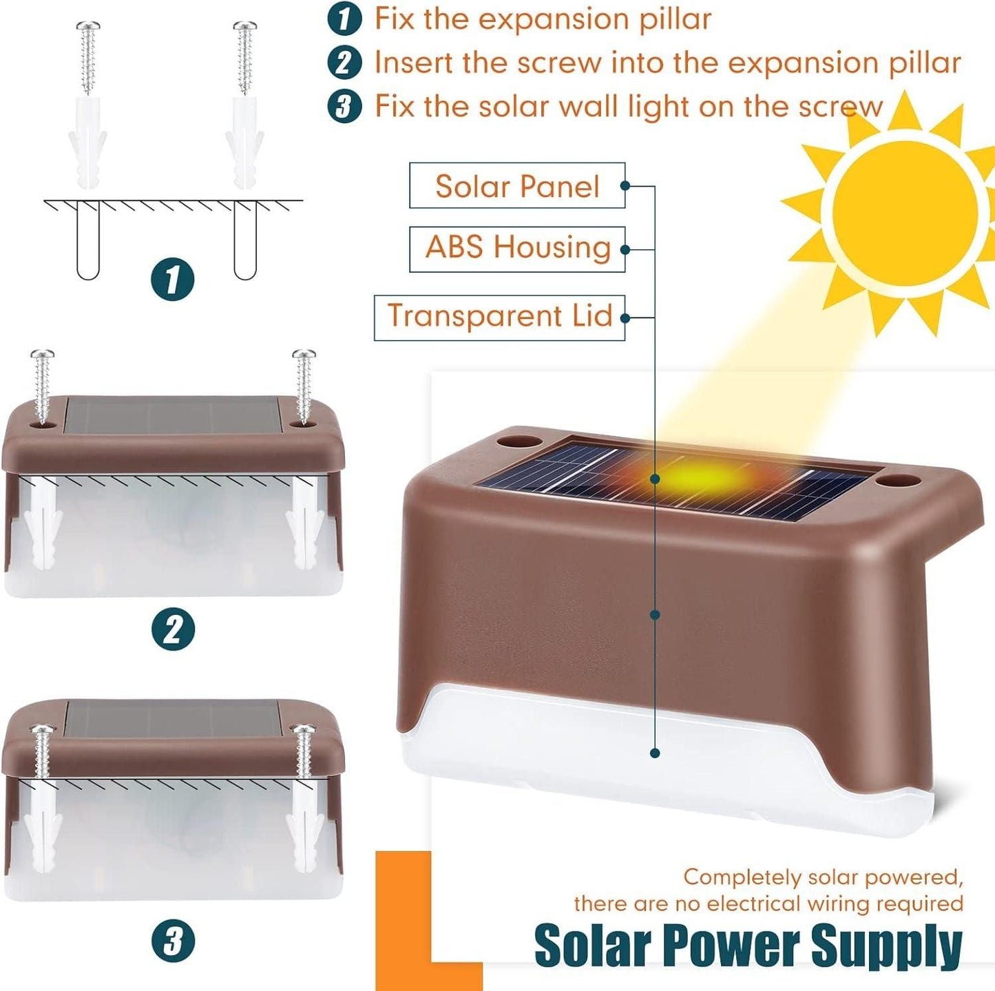 LumaGlow™ Solar Deck Lights – Outdoor Ambience Redefined