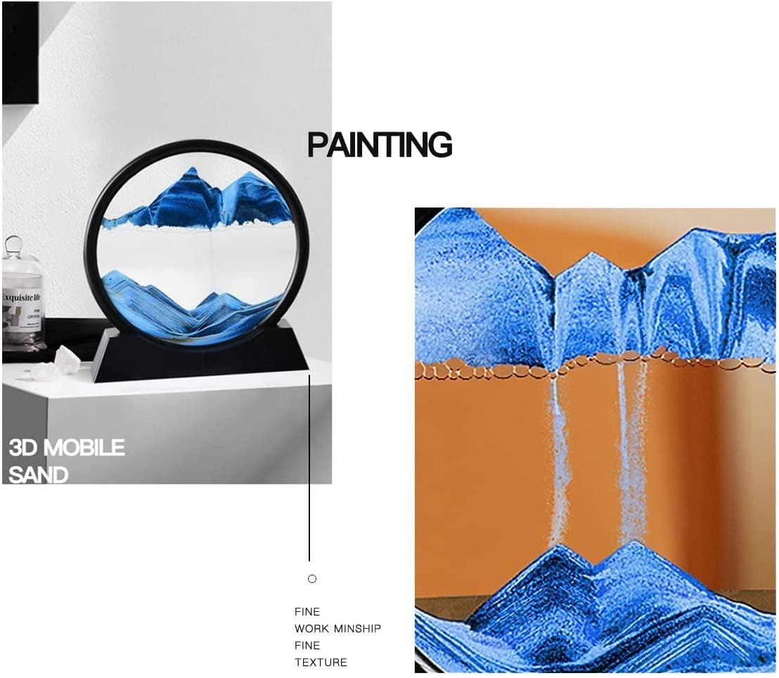 3D Deep Sea Moving Sand Art – Kinetic Sandscape Decor