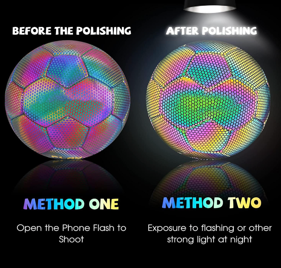 Holographic Glow in the Dark Football